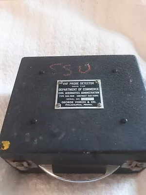 Vintage VHF Probe Detector Of Civil Aeronautics Administration!! • $25