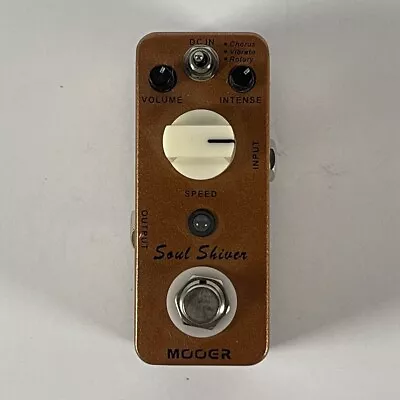 Used Mooer Soul Shiver Multi Modulation Guitar Effect Pedal Tested Working • $39.57