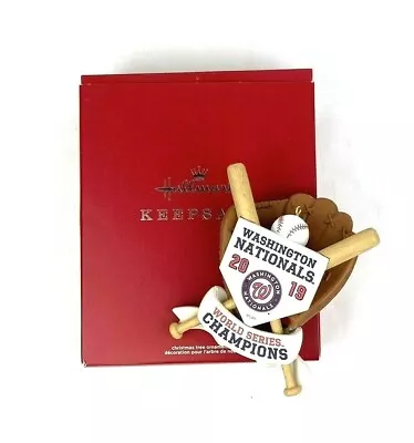 Hallmark 2019 Washington Nationals World Series MLB Keepsake Christmas Ornament • $9.87