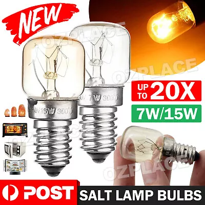 10/20Pcs Himalayan Salt Lamp Globe Bulb Light Bulbs Heat Resisting 7W/15W E14 AU • $12.95