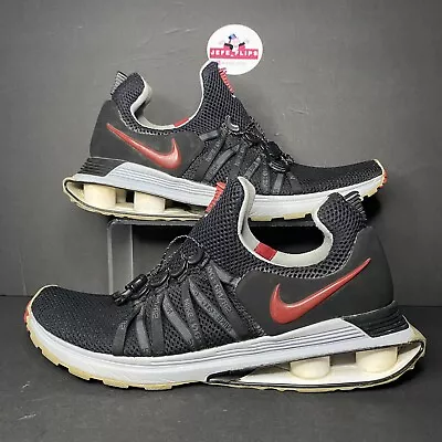 Nike Shox Gravity Men  Black Athletic Running Shoes Sneakers AR1999-016 - Sz 12 • $35