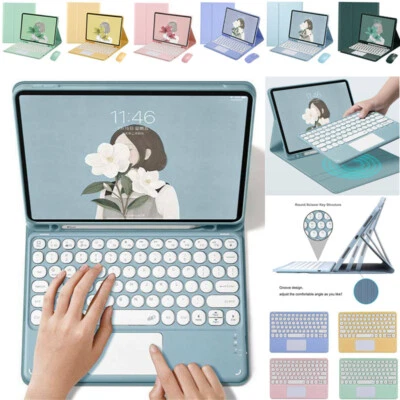 $50.49 • Buy For IPad 5 6 7 8th Air 2 3 4 Pro 11 12.9 Bluetooth Keyboard Touchpad Case Cover