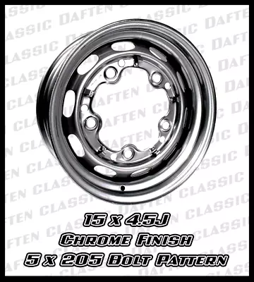 1952-66 VW Beetle 15x4.5J CHROME Wheel Volkswagen Bug AC601140C • $249