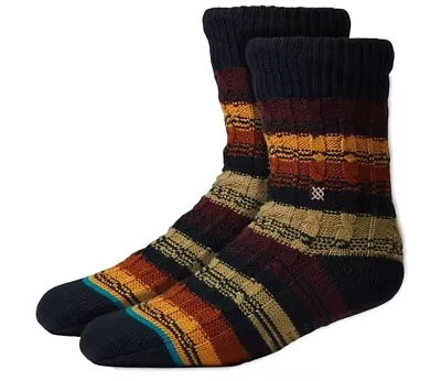 Stance Toasted Slipper Winter Time Cozy Warm Crew Socks Unisex Size Small NWT • $21.99