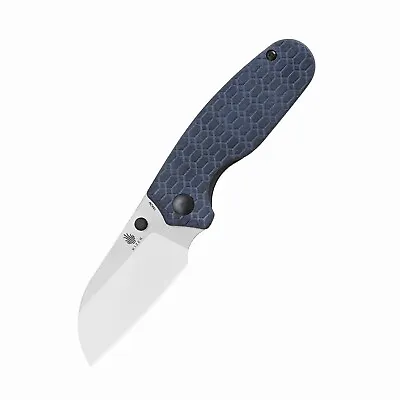 Kizer Towser S Folding EDC Knife Blue Richlite Handle 154CM Steel V3593SC1 • $38.40