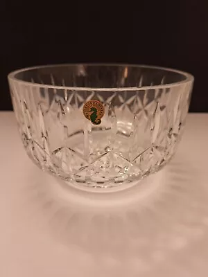 Waterford Crystal Lismore Large 8  Diameter 5  Deep  Serving Bowl - Stunning! • $95