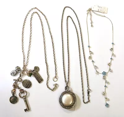 Necklaces. Origami Owl Charms Nana Tree Apple. Avon Chain With Heavy Pendant. • $34.99