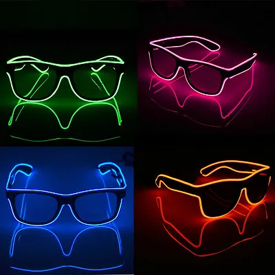 £5.99 • Buy Luminous LED Glasses Adjustable Flashing LED Light Up Glasses, Novelty Party 