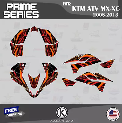 Graphics Kit For KTM 450 450XC 525 525XC (08-13) - 16 MIL PRIME-Red • $148.99