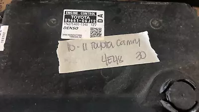 89661-06J12 Toyota Camry 2010-2011 Ecu Ecm Computer • $35