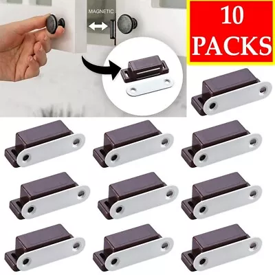 10 Pack Magnetic Cabinet & Door Latch/Catch Closures Kitchen Cabinet Cupboard • $7.38