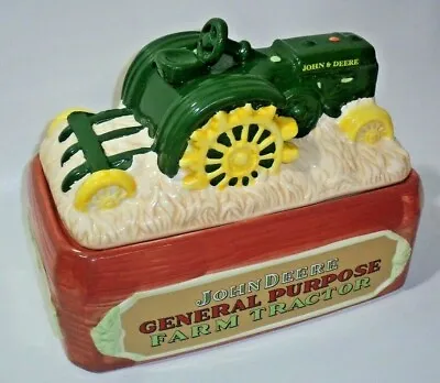 John Deere Ceramic Tractor Platform Cookie Jar 1924-1953 Model D By Gibson 2019 • $41.40