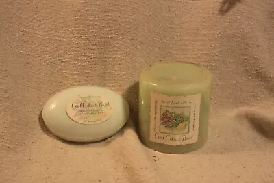 Bath & Body Works Retired Cool Citrus Basil Soap And Fragrance Candle  • $10