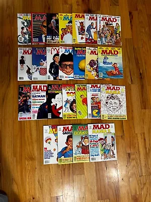 Lot Of 25 MAD Magazines Jan. 1987 To Winter Special 1989 • $40