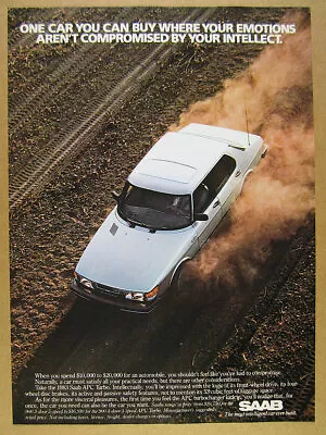 1983 Saab 900 APC Turbo White Car Photo Vintage Print Ad • $8.29