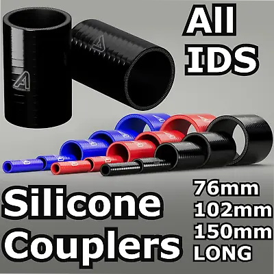 £7.51 • Buy Silicone Coupling Joiner Hose  Long Pipe Coupler Connector 76mm 102mm 150mm Long