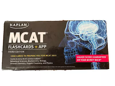 Kaplan MCAT Flashcards + App (Kaplan Test Prep) By Kaplan Test Prep • $15