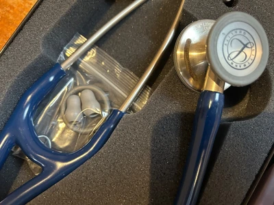 £159.99 • Buy Littmann Cardiology IV Stethoscope 6154 - Navy Blue Tube - (OVER-ENGRAVED)