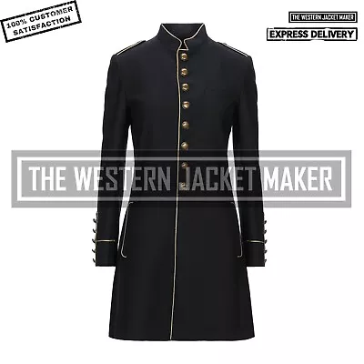 Women Military Style Coat Black Women Military Jacket Women Cotton Army Jacket • £107.67
