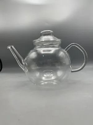 Vintage Jenaer MCM Glass Tea Pot And Lid Midcentury Germany • $38