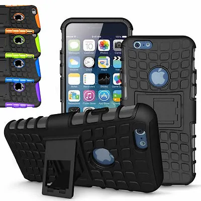 For IPhone 6 / 6S / Plus Hybrid Armor Heavy Duty Bumper Hard Case Cover&Stand • £3.49