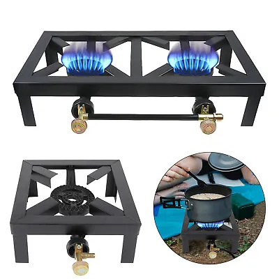 $24.69 • Buy Portable Camping Stove Propane Gas LPG Cooker Cast Iron Burner Outdoor BBQ Grill
