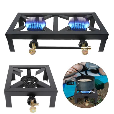 $24.69 • Buy Portable Camping Stove Propane Gas LPG Cooker Cast Iron Burner Outdoor BBQ Grill