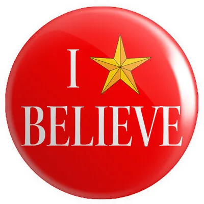 £0.99 • Buy I Believe Miracle On 34th Street - BUTTON PIN BADGE 25mm 1 INCH | Christmas Xmas