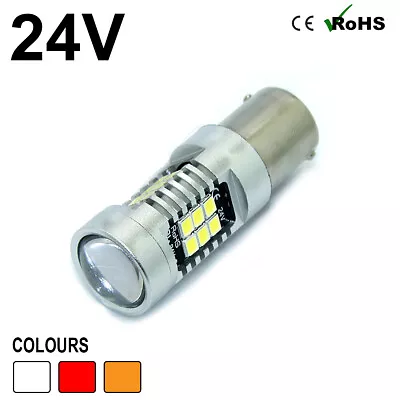 24v 241 P21W Reverse Stop Tail Marker Indicator BA15s LED Bulb Hella HGV Truck • $27.13