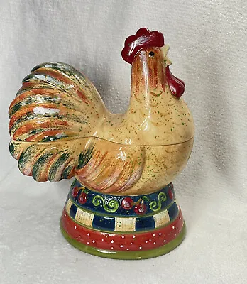 Ceramic Rooster Cookie Jar • $27.20