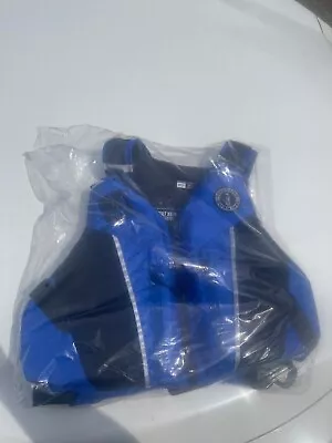 New W/ Tags MTI MUSTANG SURVIVAL Life Jacket Blue / Black Adult XS / S • $49.99