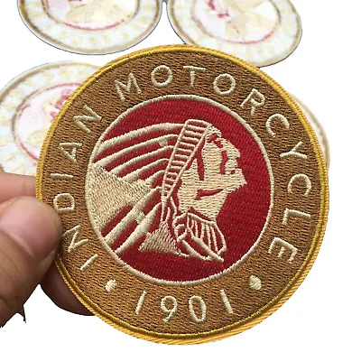Vintage Style Embroidered Indian Motorcycle Patch... • $7.49