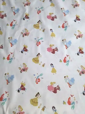 Disney Princess Toss Cotton Quilt Fabric~Snow White Cinderella Ariel Belle~Yard • $8.99