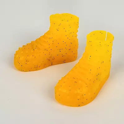 Monster High Neighthan Rot - Freaky Fusion - Pair Orange Yellow Boots Shoes Only • $9.99