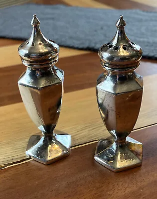 Vintage Weidlich Bros W. B. Mfg. Co. Silver Plated #2605 Salt And Pepper Shakers • $10