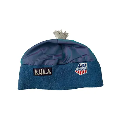 Vintage US Ski Team Bula USA Made Large Tassel Beanie Hat Cap VTG • $19.99