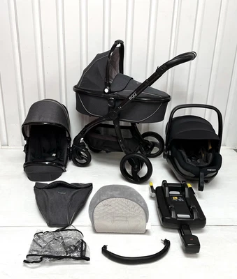 £549.99 • Buy Egg Carbon Grey Pram Full Travel System