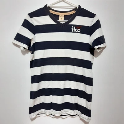 $19.95 • Buy Hollister Shirt Mens Navy Blue & White Size Medium