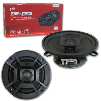 Polk Audio 5.25-inch 2-way Car Audio Boat Marine Coaxial Speakers Pair 5-1/4  • $69.99