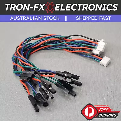 $7.45 • Buy 5PCS 4 Pin JST PH2.0 To 4 Dupont Connectors 150MM 26AWG Cable