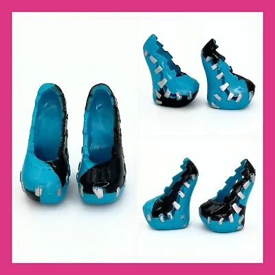 ❤️Monster High Frankie Stein Doll Sweet 1600 Blue Patchwork Shoes Heels Mattel❤️ • $7.98
