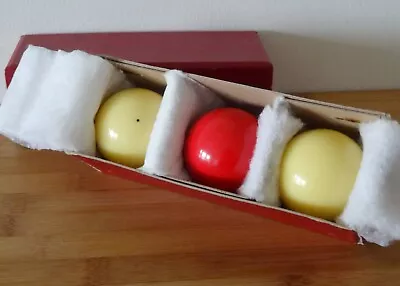 £18.99 • Buy Peradon & Fletcher Billiard Balls : Full-Sized Boxed [2 1/16ths] Great Condition
