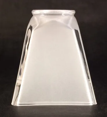 NEW  2 1/4   Fitter  FROSTED  Sandblast GLASS MISSION FLARED FIXTURE LAMP SHADE  • $36.62