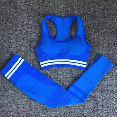 Seamless Yoga Set Sport Wear Gym Workout Fitness Clothing Sport Suit High Waist • $39.99