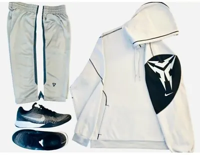 $924.08 • Buy Nike Kobe Bryant Gray(Y2K)Hoodie(L) & Kobe Shorts(M), Kobe Mentality Shoes(12)