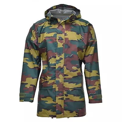 Genuine Belgian Army Waterproof Goretex Rain Jacket Jigsaw Hooded Parka NEW • $67.66