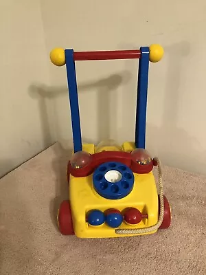 Vintage Clairbois Walk Assist Walk Behind Activity Toy Made In France 16” Tall • $69.99