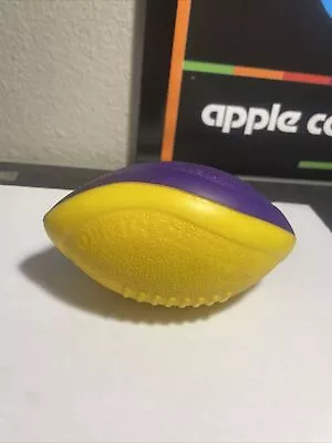 Vintage Nerf Toy Turbo Micro Foam Football Purple Yellow Vikings LSU Colors • $12