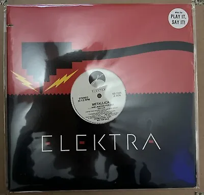 Metallica And Justice For All Elektra – ED 5396 Vinyl 12  33 RPM Single Promo NM • $99.95