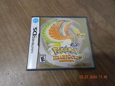 NO GAME - Pokemon HeartGold Version - Case Manual & Inserts ONLY (Nintendo DS) • $49.99